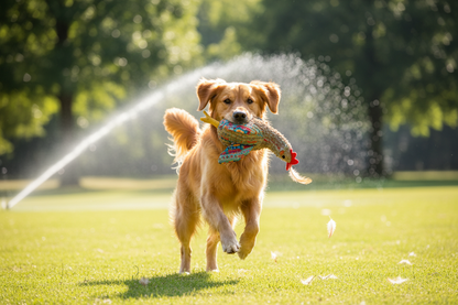 Dog with RUFF Play – Plush Buddies – Chicken