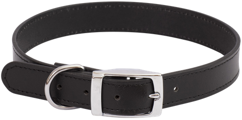 Beau Pets – Deluxe Leather Collar – Black