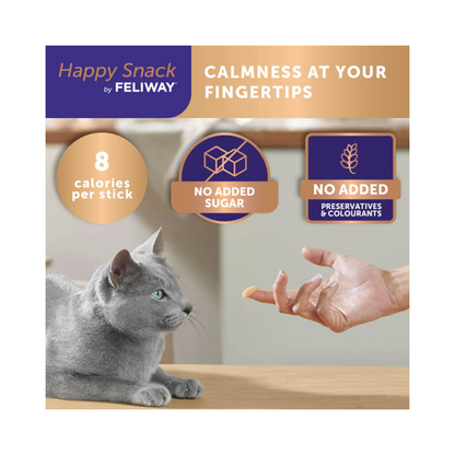 Feliway Happy Snack Calming Treats available in 24Pk & 6Pk - 2 Flavours