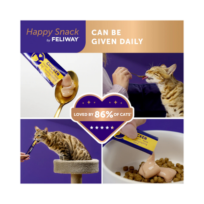 Feliway Happy Snack Calming Treats available in 24Pk & 6Pk - 2 Flavours