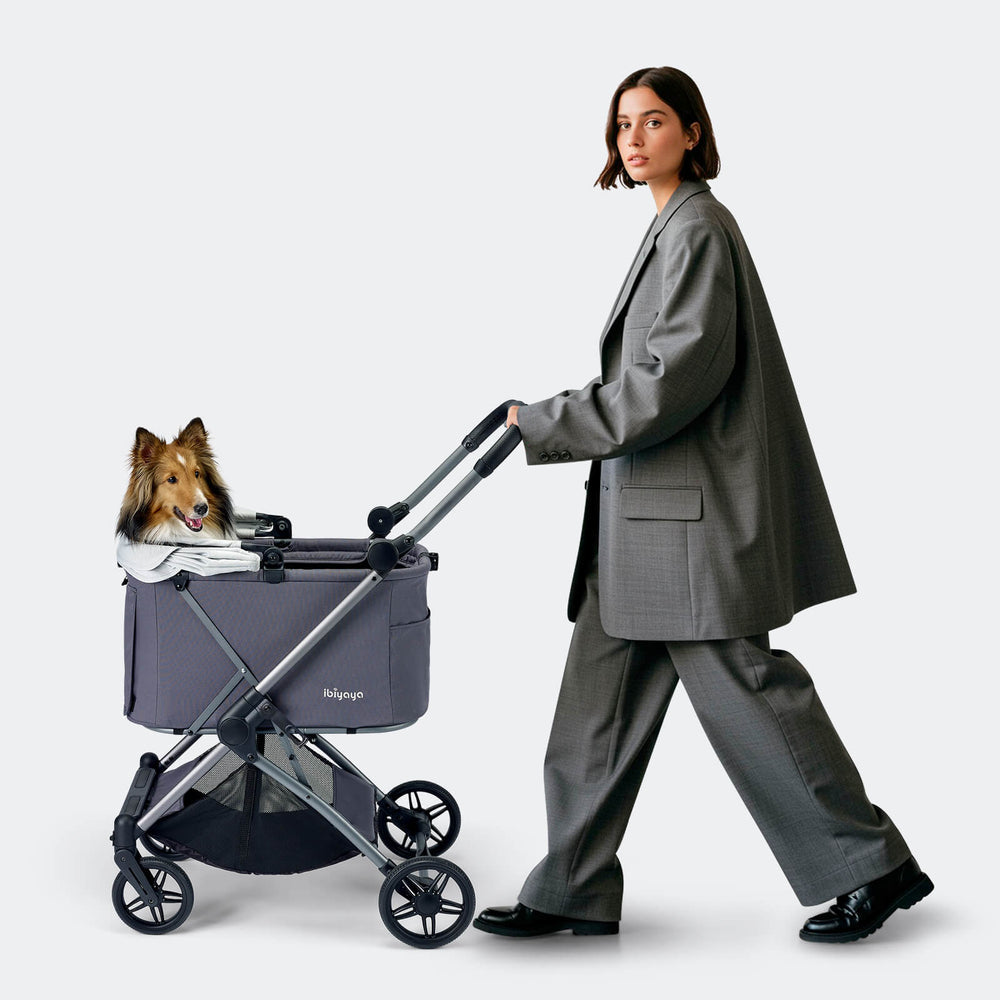 Ibiyaya Maxi Deep Carriage Pet Stroller - Forest Haze