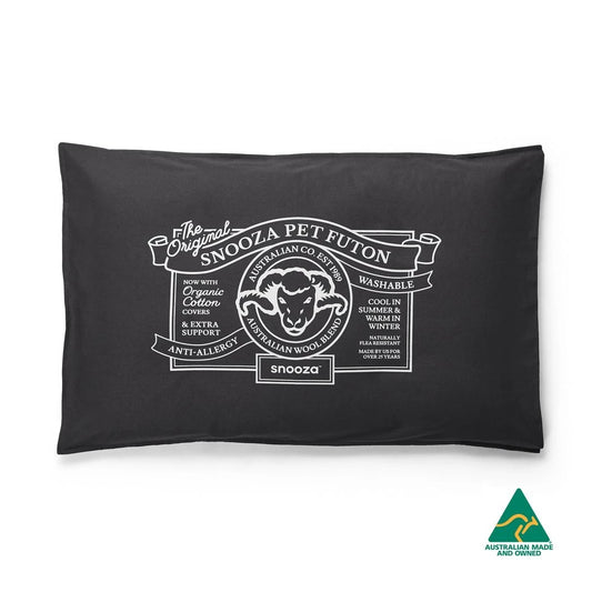 Snooza – Organic Pet Futon – Charcoal