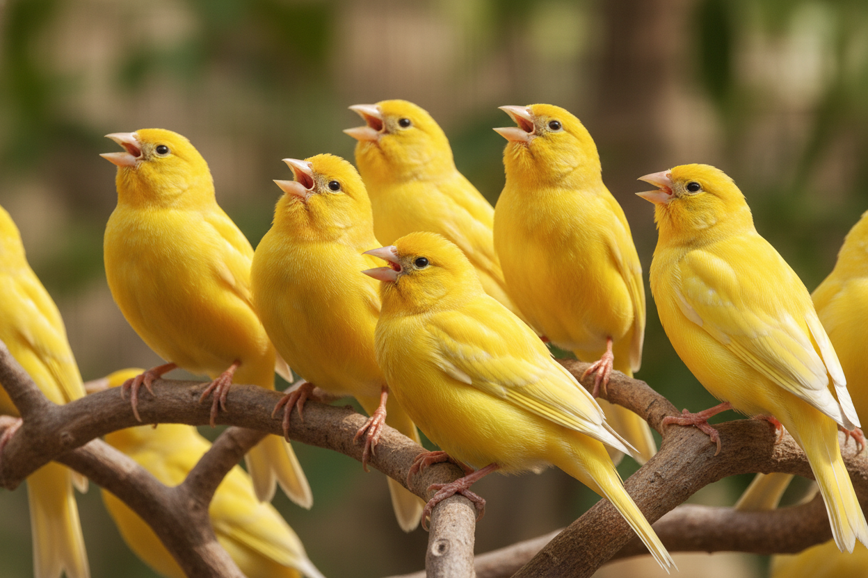 group of canaries