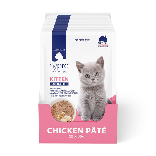 Hypro Premium Kitten Gf Chicken Pate 85G 12Pack