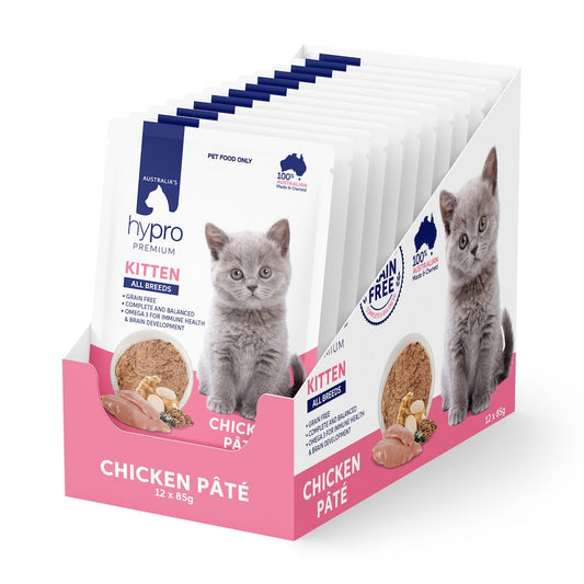 Hypro Premium Kitten Gf Chicken Pate 85G 12Pack