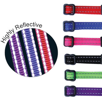 Beau Pets – Puppy – Collar – Reflective Thread – Adjustable