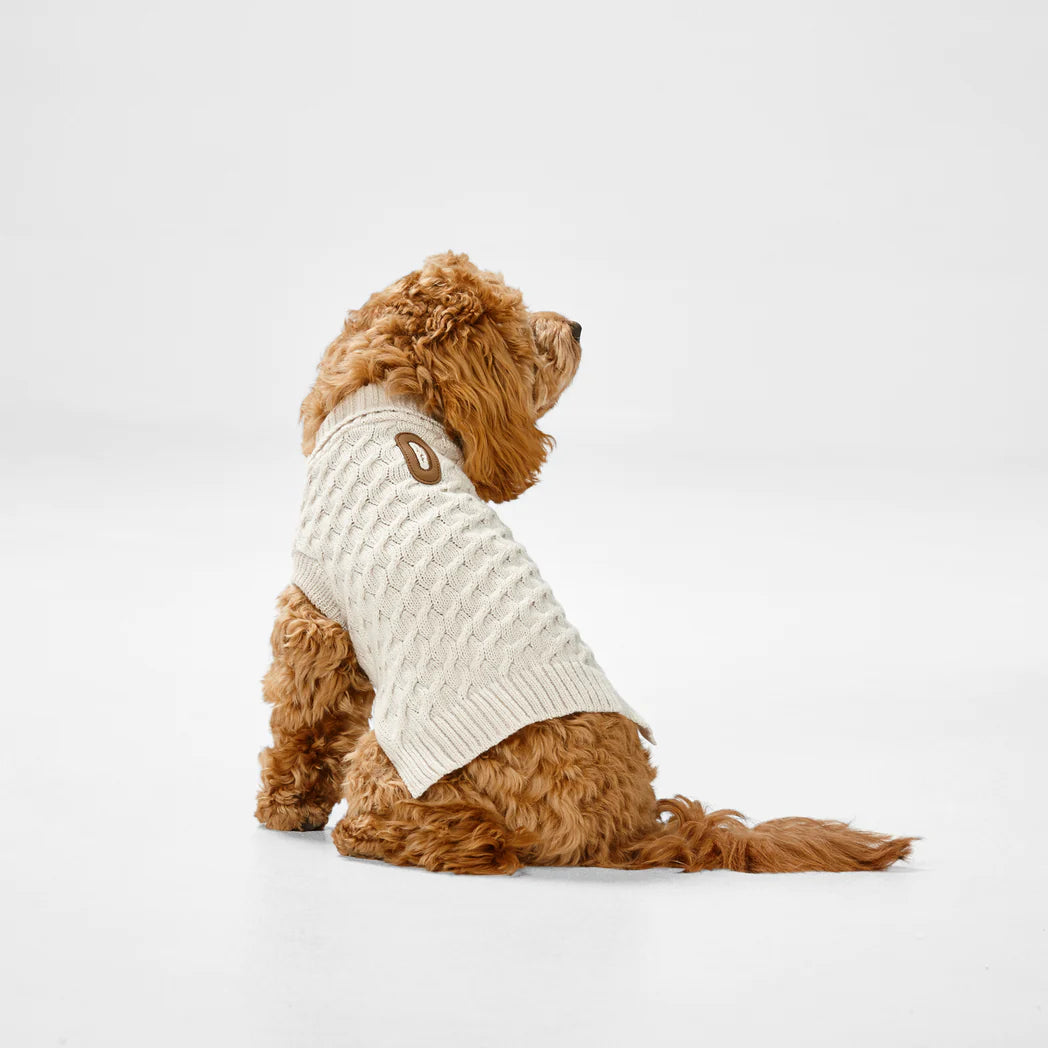 Snooza Wear – RPET Knit Polo – Oatmeal