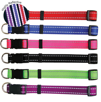 Beau Pets – Reflective Nylon – Adjustable Collar