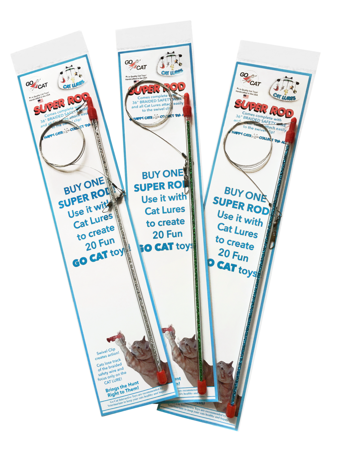 Go Cat Da Bird Super Wand - Works with any attachement