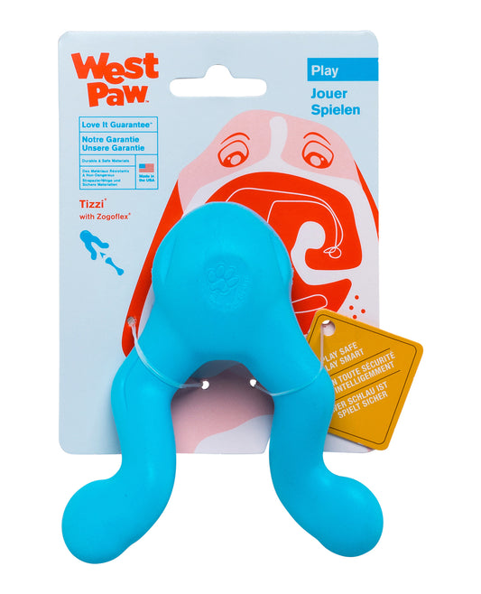 West Paw Tizzi Treat & Tug Toy for Tough Dogs